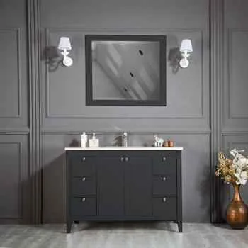 Lakewood 48" Anthracite Bathroom Cabinet