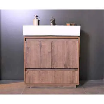 Huntington 30" Oak Bathroom Cabinet 
