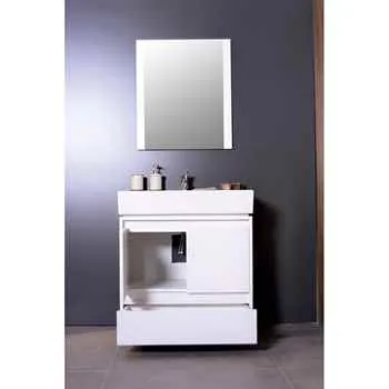 Huntington 30" White Bathroom Cabinet 
