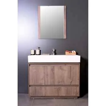 Huntington 39" Oak Bathroom Cabinet 