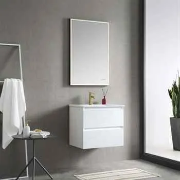 Jena 24 Inch Bathroom Vanity Calacatta White