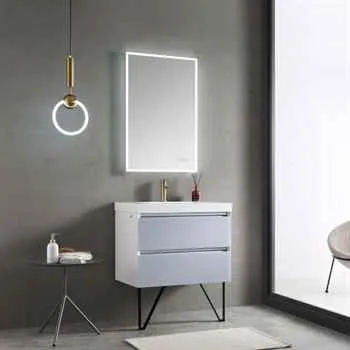 Jena 30 Inch Bathroom Vanity Light Grey