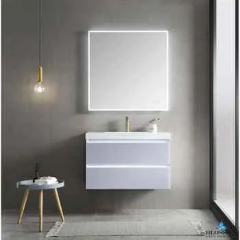 Jena 36 Inch Bathroom Vanity Light Grey 