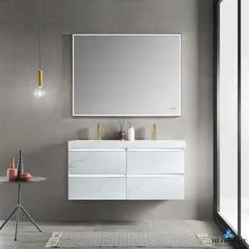 Jena 48" Bathroom Vanity Calacatta White  