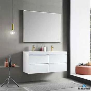 Jena 48" Bathroom Vanity Calacatta White  