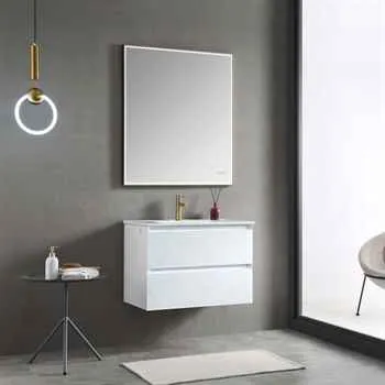 Jena Bathroom Vanity 30 Inch Calacatta White