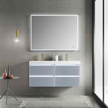 Jena Modern Bathroom Vanities 48 Inch With Light Grey