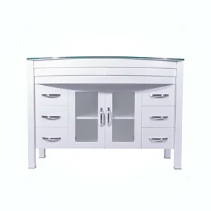 Jersey City 48" White Bathroom Cabinet