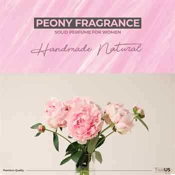 LC LucciCare Solid Perfume Women Peony Travel Size Solid Cologne 0.5 oz