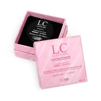 LC LucciCare Solid Perfume Women Peony Travel Size Solid Cologne 0.5 oz