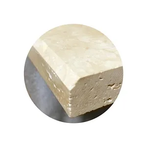 Light Chiaro / Ivory Saddles Saddle / Window Sill Filled&honed Travertine 6"x36" Both Side Beveled - Quantity 10 pieces