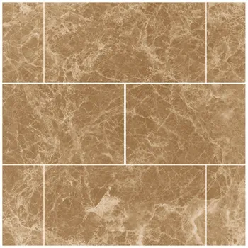 Light Emperador Marble 3x6 Polished Subway Tile  Mosaic 3"x6"