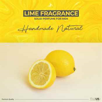Lime 0.5oz (15g) - TROIA US Solid Cologne for Men, Travel Size, Portable Handmade Men's Fragrance