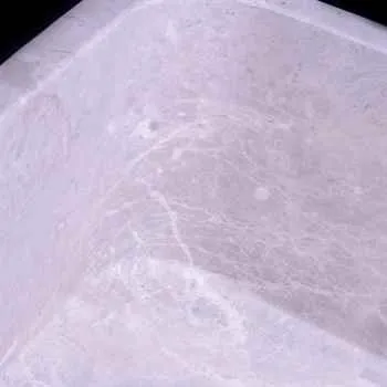 London Kitchen Stone Farmhouse Sink Marble Silver Sky Honed H: 10" X W" 30" X L: 18" Farm Sink