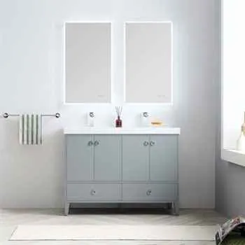 Lyon 48 Inch Bathroom Vanity Metal Grey
