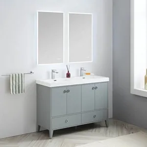 Lyon 48 Inch Bathroom Vanity Metal Grey