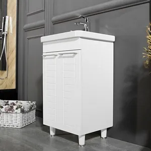 Clifton 19 3/4" White Bathroom Cabinet