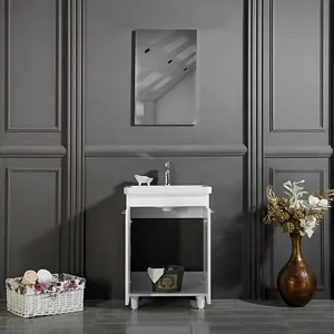 Clifton 24" White Bathroom Cabinet