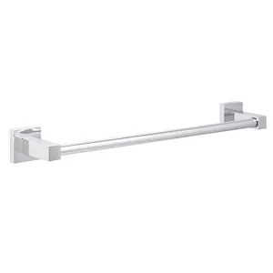 New Line Nl802 Long Towel Bar Metal Material Chrome Finish