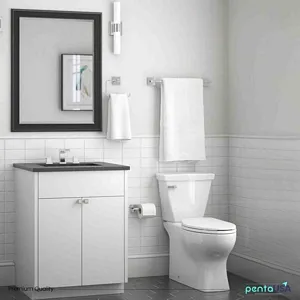 New Line Nl802 Long Towel Bar Metal Material Chrome Finish