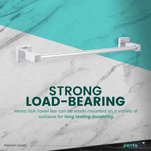 New Line Nl802 Long Towel Bar Metal Material Chrome Finish