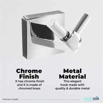 New Line Nl808 Hook Metal Material Chrome Finish