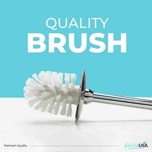 New Line Nl813 Brush Holder Metal Material Chrome Finish