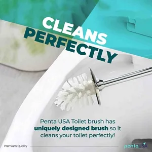 New Line Nl813 Brush Holder Metal Material Chrome Finish