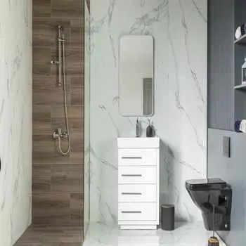 Newark 24" White Bathroom Cabinet