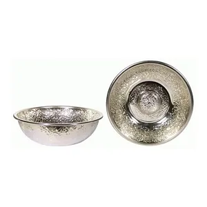 Nickel Copper Turkish Bath Bowl-Turkish Hammam