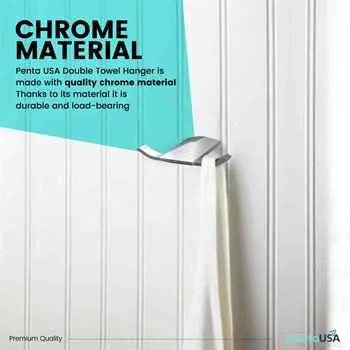 Nova 4808 Hook Metal Material Chrome Finish