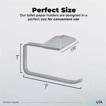 Nova 4860 Toilet Paper Holder Metal Material Chrome Finish