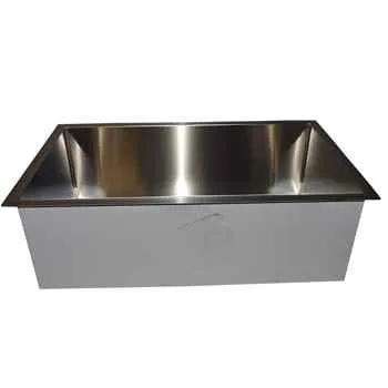 Otto 3018 - 30x18 Stainless Steel Handmade Single Bowl Sink