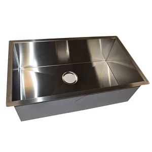 Otto 3018 - 30x18 Stainless Steel Handmade Single Bowl Sink