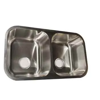 Otto 3218 32 1/4 X 18 1/2 Stainless Steel Undermount Double Sink