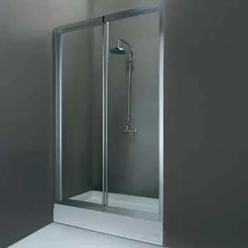Otto Bella D102a Shower DoorW 52" H76" 2 Way Sliding INCLUDED 2 Pieces Led Mirror (Free Shipping)