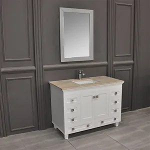 Otto Colorado 48" White Bathroom Vanity