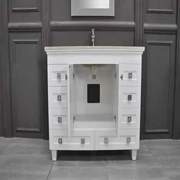 Otto Colorado 48" White Bathroom Vanity