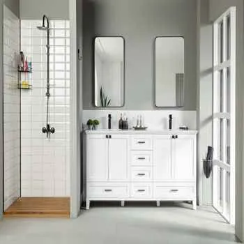 Otto Colorado 72" White Bathroom Cabinet