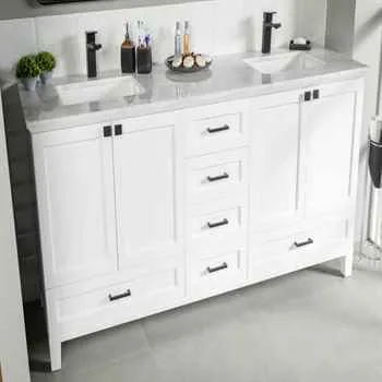 Otto Colorado 72" White Bathroom Cabinet