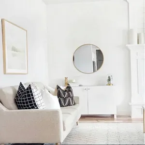 Otto Mirror Asu 24 inch Round Metalic Gold Color Covered