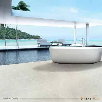 Pallet Porcelain Tile Ark Ivory Glossy 24"X48" - An Extra 7% off
