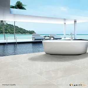 Pallet Porcelain Tile Ark Silver Matt 24"X48" - An Extra 6% off