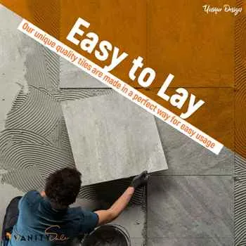 PALLET PORCELAIN TILE BLUE DIAMOND GLOSSY 24X24"