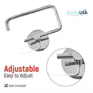 PentaUSA Chrome Toilet Paper Holders with Nickel Material