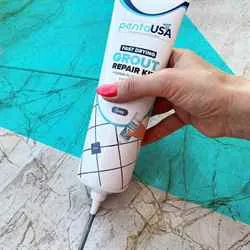 PentaUSA Fast Drying Gray Tile Grout Repair Kit,13.4oz-380gr