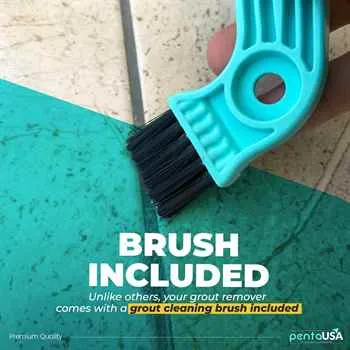 PentaUSA Grout Removal Tool- Removing Caulks for Bathroom, Kitchen, Home (2 Extra Blades)