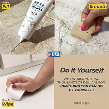 Beige | 13.4oz (380g) | Fast-Drying Tile Grout Repair Kit with Odorless Formula 