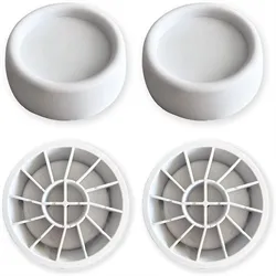 PentaUSA White Anti Vibration Pads for Washing Machine-Stops Moving