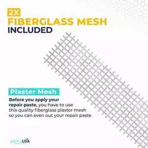 PentaUSA White Drywall Repair Patch Kit, Waterproof, Quick Fix 12.3 oz / 350gr